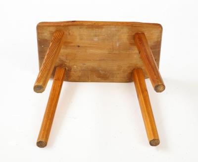 Carl Malmsten Swedish pine stool Circa 1960s