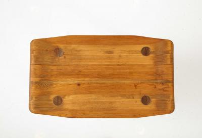 Carl Malmsten Swedish pine stool Circa 1960s