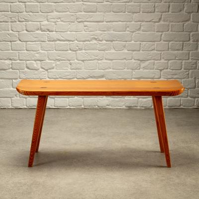 Carl Malmsten Visings Pine Bench by Carl Malmsten Sweden 1950s
