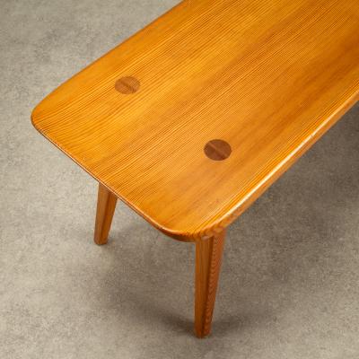 Carl Malmsten Visings Pine Bench by Carl Malmsten Sweden 1950s