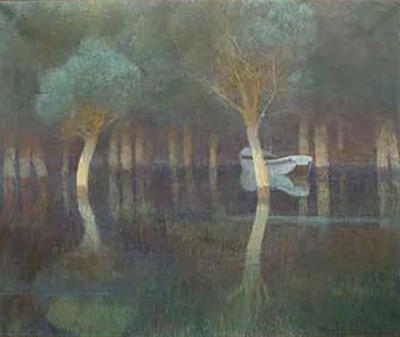 Carl Moll Moll Painting Dammerung 