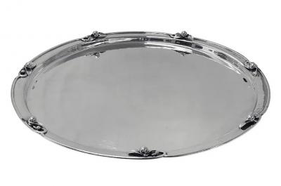 Carl Poul Petersen Carl Poul Petersen Sterling Silver Tea and Coffee Set with Tray C 1930