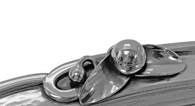 Carl Poul Petersen Carl Poul Petersen Sterling Silver Tea and Coffee Set with Tray C 1930