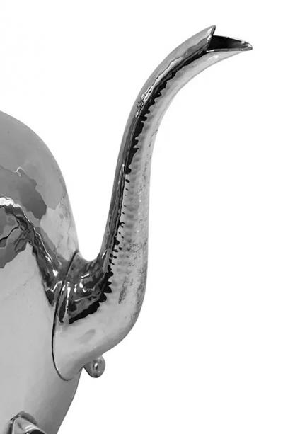 Carl Poul Petersen Carl Poul Petersen Sterling Silver Tea and Coffee Set with Tray C 1930