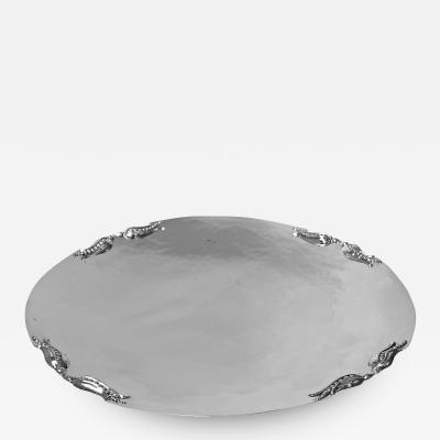 Carl Poul Petersen Carl Poul Petersen Sterling Silver large Dish Montreal C 1940