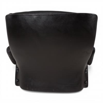 Carl Straub Carl Straub Leather Lounge Chair 1970