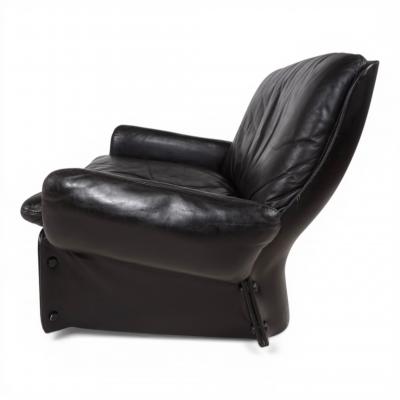 Carl Straub Carl Straub Leather Lounge Chair 1970