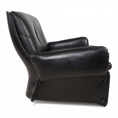 Carl Straub Carl Straub Leather Lounge Chair 1970