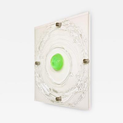 Carla Goldberg Carla Goldberg Glitter Green Cast and Poured Resin 2021