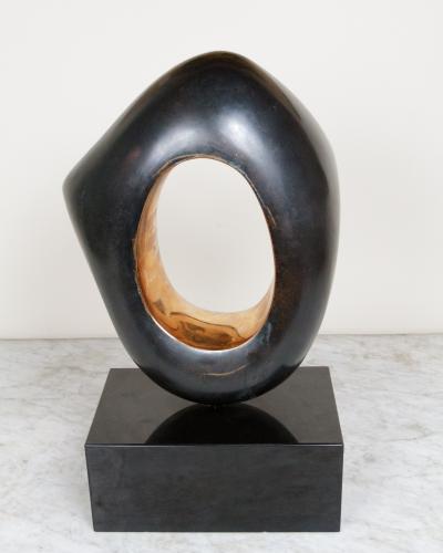 Carla Lavatelli Stunning Abstract Bronze Sculpture by Carla Lavatelli
