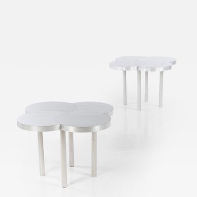 Carla Venosta Pair of Rotorquattro tables Prototypes