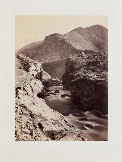 Carleton E Watkins CARLETON WATKINS AMERICAN 1829 1926 709 THE DEVIL S GATE WEBER CANON UTAH