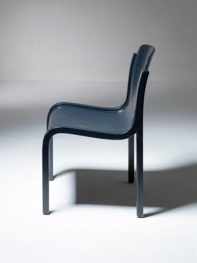 Carlo Bartoli Set of Six Mito Plywood Chairs by Carlo Bartoli for T70
