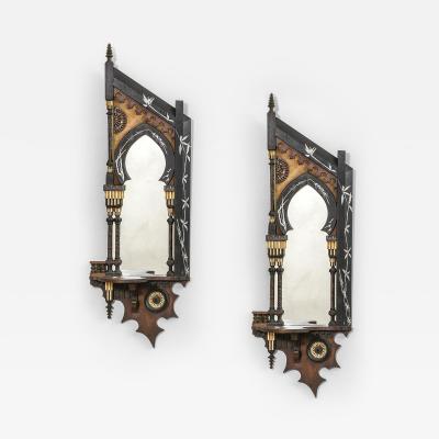 Carlo Bugatti Carlo Bugatti Pair of Wall Mirror 1900