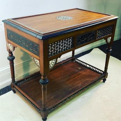 Carlo Bugatti EXCEPTIONAL MOORISH CENTER TABLE