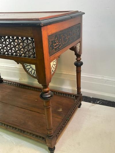 Carlo Bugatti EXCEPTIONAL MOORISH CENTER TABLE