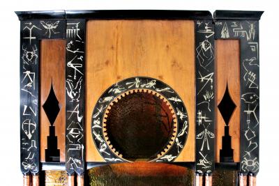 Carlo Bugatti Monumental Display Case