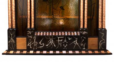 Carlo Bugatti Monumental Display Case