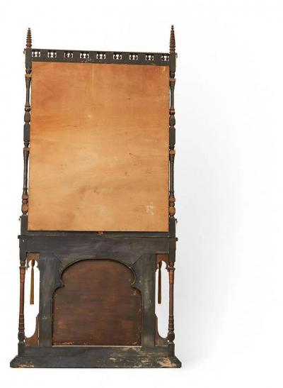 Carlo Bugatti RARE AND IMPORTANT ORIENTALIST CONSOLE TABLE MIRROR BY CARLO BUGATTI
