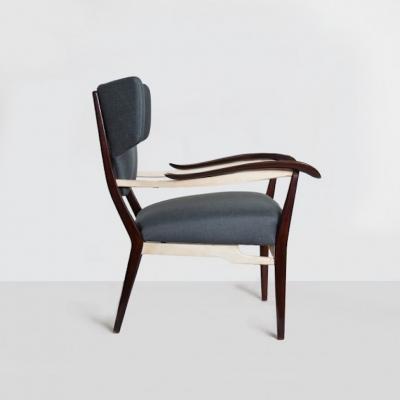 Carlo Enrico Rava Pair of Lounge Chairs by Carlo Enrico Rava