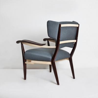 Carlo Enrico Rava Pair of Lounge Chairs by Carlo Enrico Rava