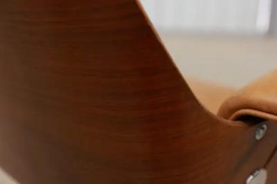 Carlo Fongaro Brazilian Mid Century Dinamarquesa Armchair by Carlo Fongaro c 1970s