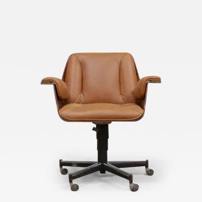 Carlo Fongaro Brazilian Mid Century Dinamarquesa Armchair by Carlo Fongaro c 1970s