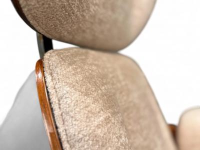 Carlo Fongaro Tall Dinamarquesa Armchair in Rosewood Carlo Fongaro 1970s Lot 736A