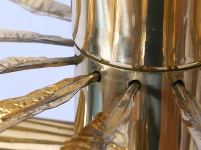 Carlo Giorgi Carlo Giorgi Brass Table Lamp Ippocastano for Bottega Gadda Milano 1970s