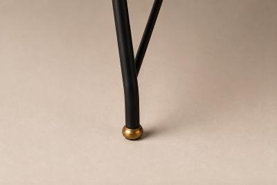 Carlo Hauner Brazilian Modern Pair of Armchairs in Rosewood Mohair Steel by Carlo Hauner