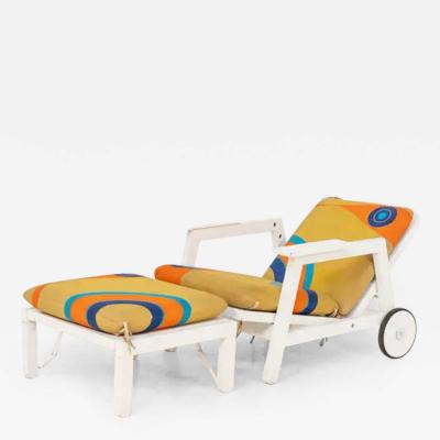 Carlo Hauner Carlo Hauner Florida Armchair and Footstool Set for Reguitti published