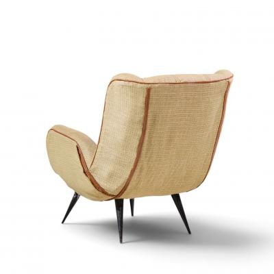 Carlo Hauner Carlo Hauner Mid Century Brazilian Lounge Chairs Pair