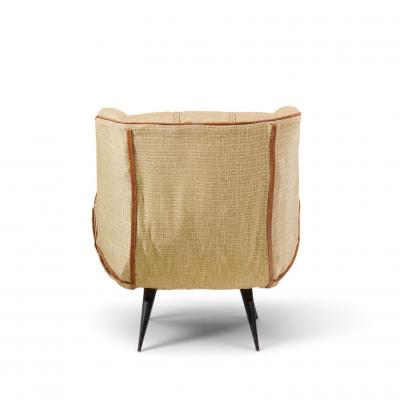 Carlo Hauner Carlo Hauner Mid Century Brazilian Lounge Chairs Pair