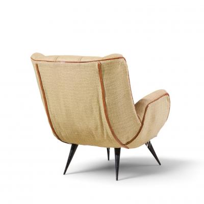 Carlo Hauner Carlo Hauner Mid Century Brazilian Lounge Chairs Pair