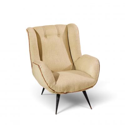 Carlo Hauner Carlo Hauner Mid Century Brazilian Lounge Chairs Pair
