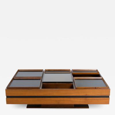 Carlo Hauner Carlo Hauner rare low table with central support base for bottles