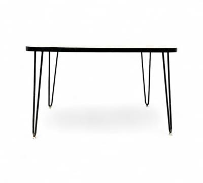 Carlo Hauner Dining Table in Hardwood and Iron att to Carlo Hauner 1950s Lot 328