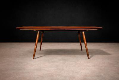 Carlo Hauner Extendable Dining Table in Rosewood Carlo Hauner 1950s
