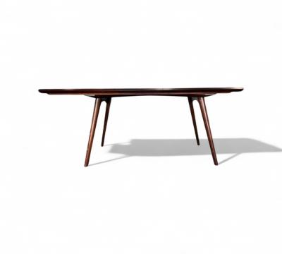 Carlo Hauner Extendable Dining Table in Rosewood Carlo Hauner 1950s Lot 444
