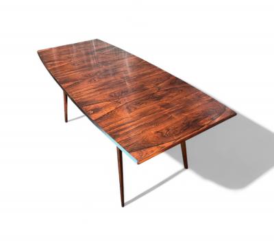 Carlo Hauner Extendable Dining Table in Rosewood Carlo Hauner 1950s Lot 444