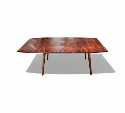 Carlo Hauner Extendable Dining Table in Rosewood Carlo Hauner 1950s Lot 444