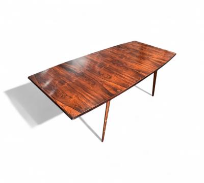 Carlo Hauner Extendable Dining Table in Rosewood Carlo Hauner 1950s Lot 444