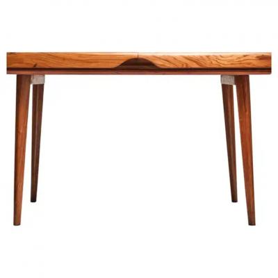 Carlo Hauner Mid Century Modern Dining Table in Caviuna Hardwood by Carlo Hauner 1950s Brazil
