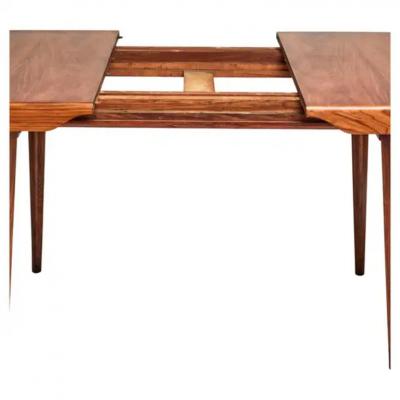 Carlo Hauner Mid Century Modern Dining Table in Caviuna Hardwood by Carlo Hauner 1950s Brazil