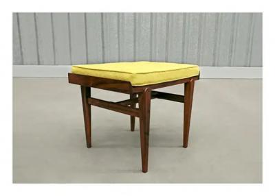 Carlo Hauner Mid Century Modern Dresser and Stool in Hardwood by Carlo Hauner Brazil