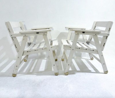 Carlo Hauner Mid Century Modern Pair of Armchairs by Carlo Hauner 1950s