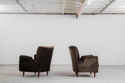 Carlo Hauner Mid Century Modern Pair of Armchairs by Carlo Hauner 1960s