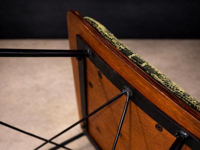 Carlo Hauner Pair of Brazilian Modern Stools Attributed to Carlo Hauner Lot 832