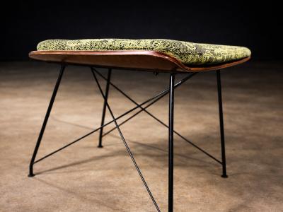 Carlo Hauner Pair of Brazilian Modern Stools Attributed to Carlo Hauner Lot 832