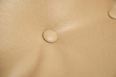 Carlo Hauner Pair of Concha Armchairs in Iron and leather Carlo Hauner